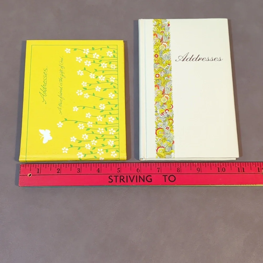 2 Address Books 1973 C R Gibson 1982 Eve Lights Liggett & Myers Tobacco Co